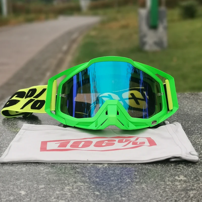 106% Motorcycle Glasses Goggles Motocross Goggles Helmet MX  Dirt Bike ATV Ski Outdoor Sports Glass Scooter Cycling Sunglasses