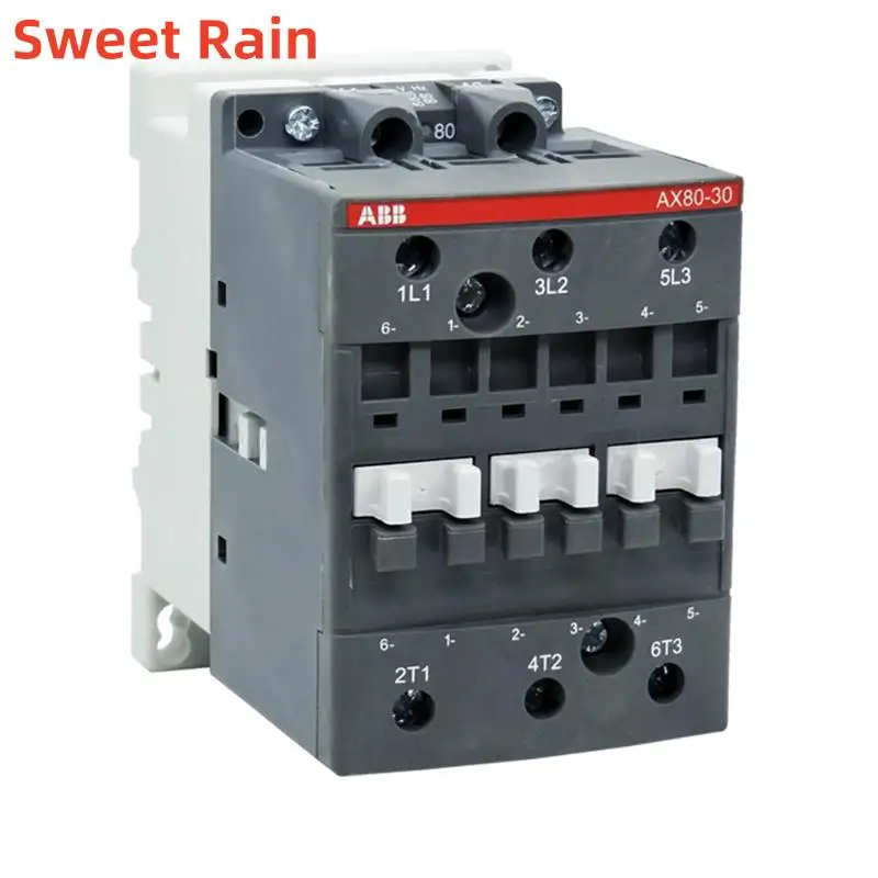 

AX80-30-11 80A 3P AC Contactor AX80-30-11 Coil Voltage AC220V AC110V AC24V AC380V