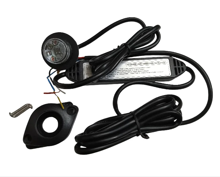 Helder 24W Led Auto Hideaway Waarschuwingslampje, Led Grille knipperlicht, 8Leds, elk Led 3W, met geheugen & Pruik Wag-functie, waterdicht