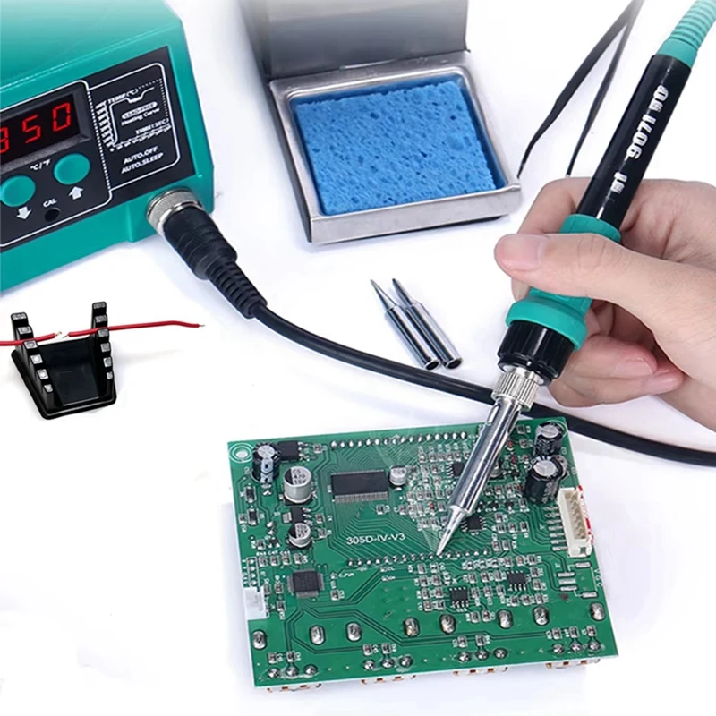 Держатель зажима для проволоки из АБС-пластика, держатель паяльной проволоки, устойчивый к высоким температурам, для толстых и тонких проволочных зажимов, паяльные инструменты