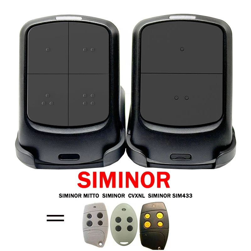 

SIMINOR MITTO CVXNL SIM433 Пульт дистанционного управления для гаражных ворот 433,92 МГц SIMINOR Дистанционное устройство открывания дверей