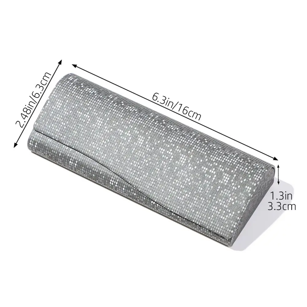 Fashion Waterproof PU Leather Glasses Box Women Men Portable Reading Glasses Sunglasses Case Eyewear Protector