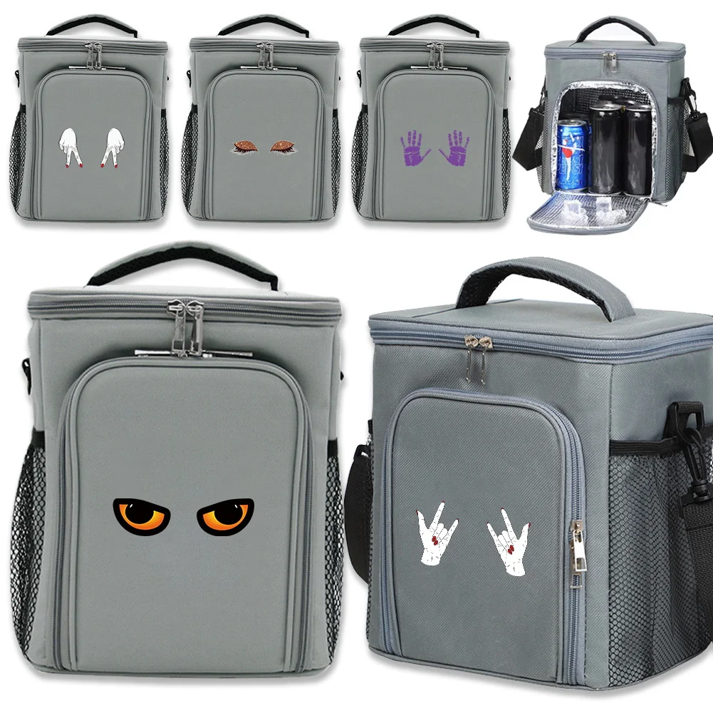 

Ice Pack Food Storage Large Capacity Front opening double-layer Handbag Durable Simplicity Family Outdoor Activities