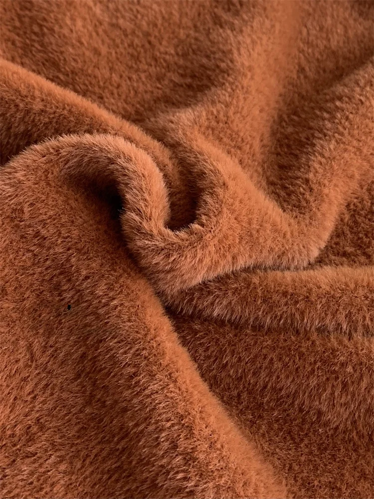 เสื้อคลุมคาร์ดิแกนขนยาวแบบเปิด ดีไซน์เรียบหรู สไตล์แฟชั่นหวานๆ เหมาะกับทุกโอกาส สำหรับฤดูใบไม้ร่วงและฤดูหนาว แบรนด์ Susan Love Clothing คอวี ติดกระดุมเม็ดเดียว