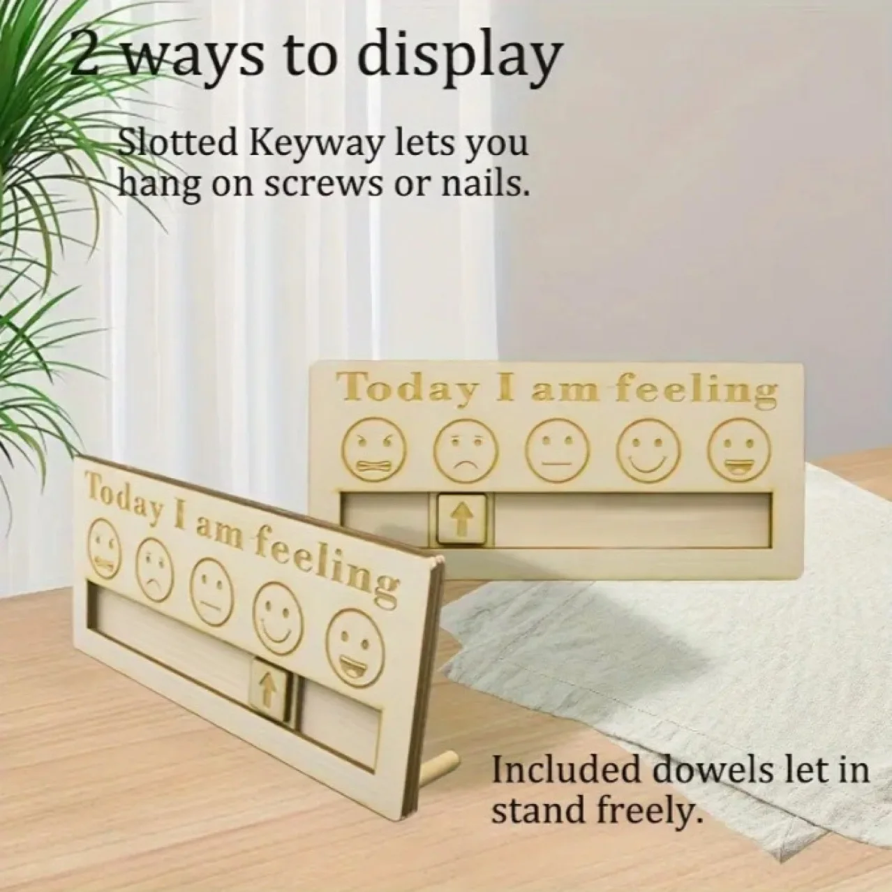 Personalized Desktop Ornaments Wooden Personal Emotions Choice Cute Ornaments