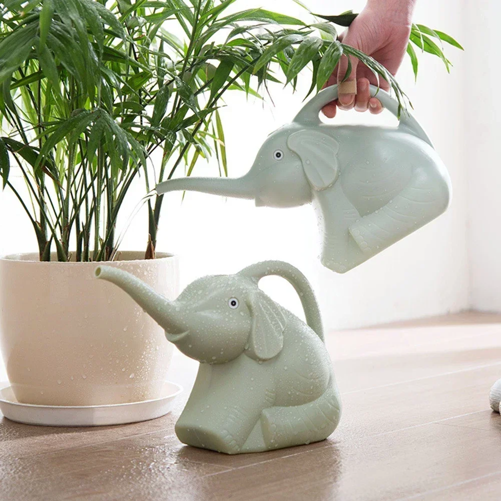 

Cute Elephant Watering Can for Kids Gardeners Animal Plant Sprinkling Pot Lightweight and Child Friendly Design