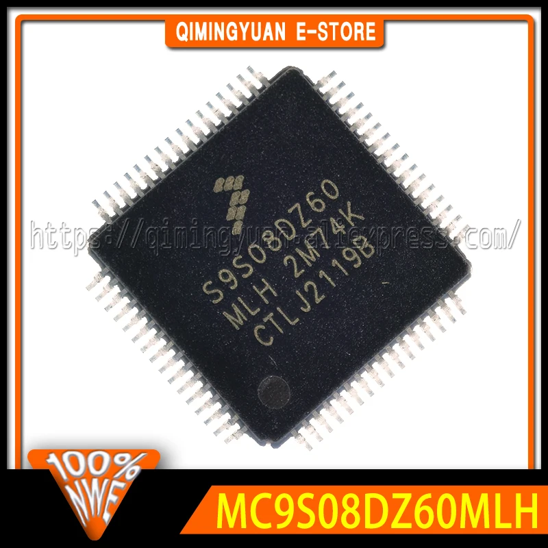 1~20pcs/lot New Original S9S08DZ60F2MLH S9S08DZ60 S9S08DZ60MLH MC9S08DZ60MLH MC9S08DZ60 LQFP64 Microcontrollers In Stock