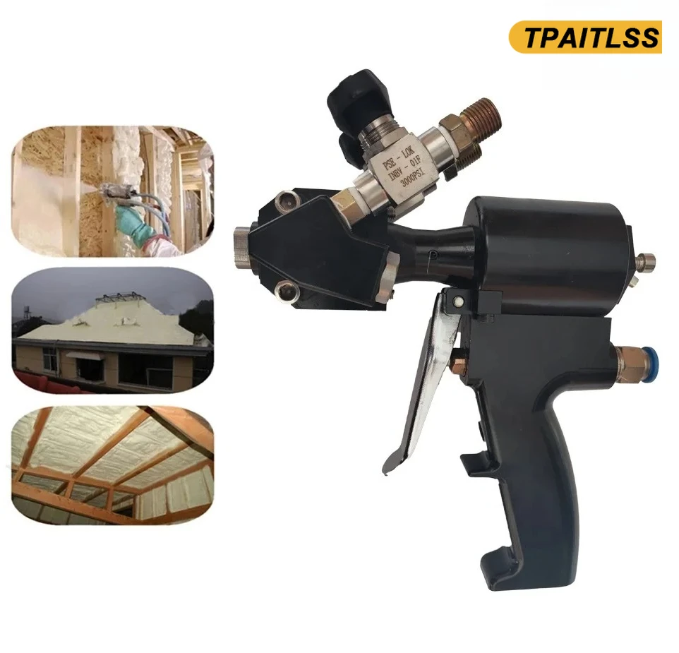 

P2 PU Foam Polyurethane Air Purification Spray Gun Self-cleaning Belt Accessory Kit-
