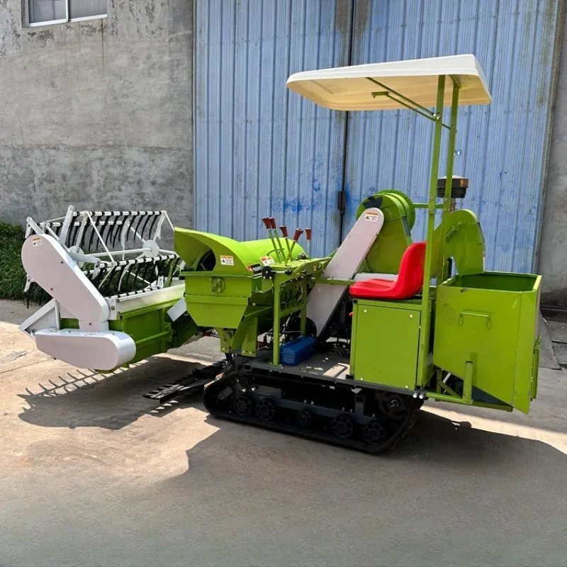Rice combine harvester, wheat full-feeding combine harvester, rice crawler harvester manufacturer rice harvester