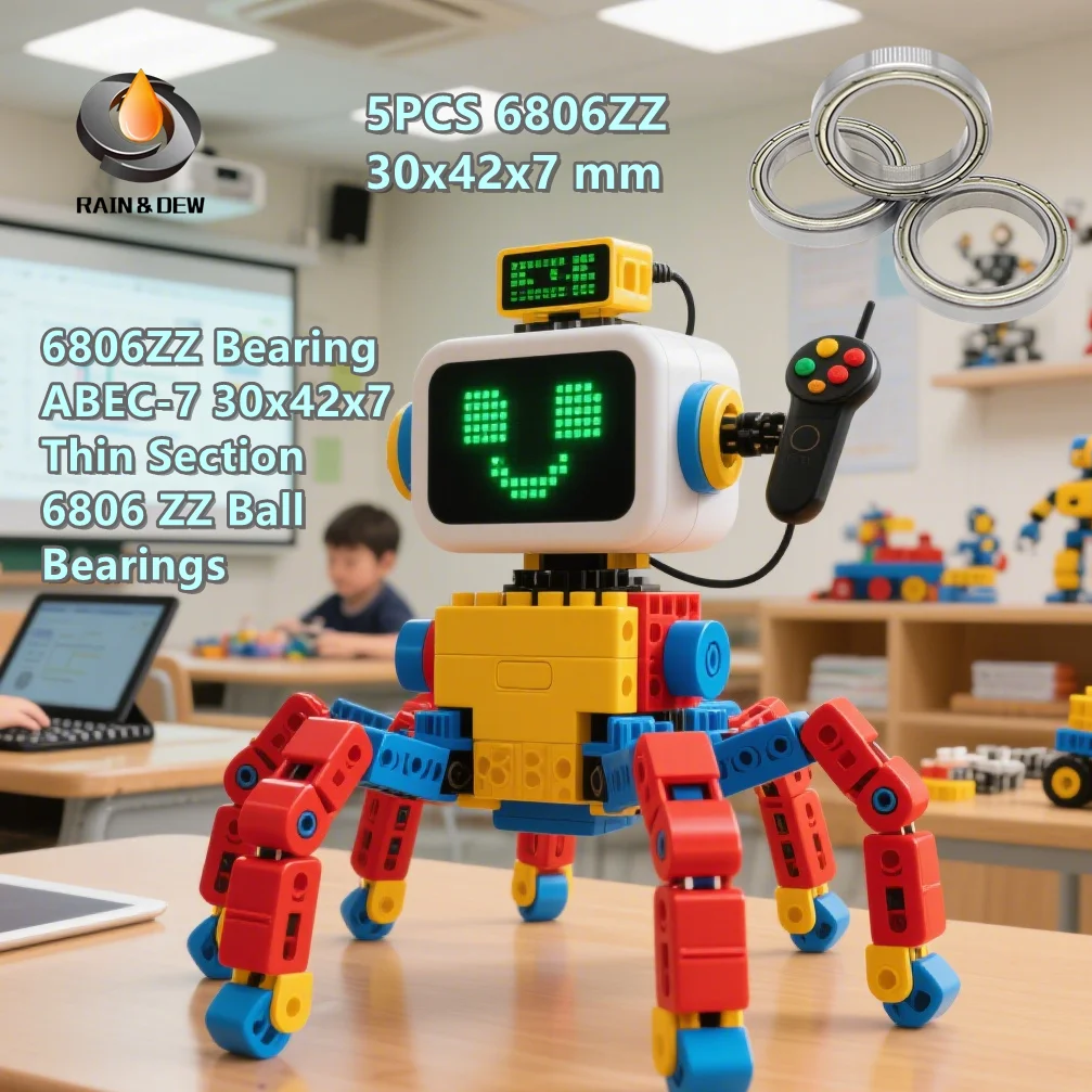 

5 шт. 6806ZZ подшипник ABEC-7 30x42x7 мм тонкое сечение 6806 ZZ шарикоподшипники 6806Z