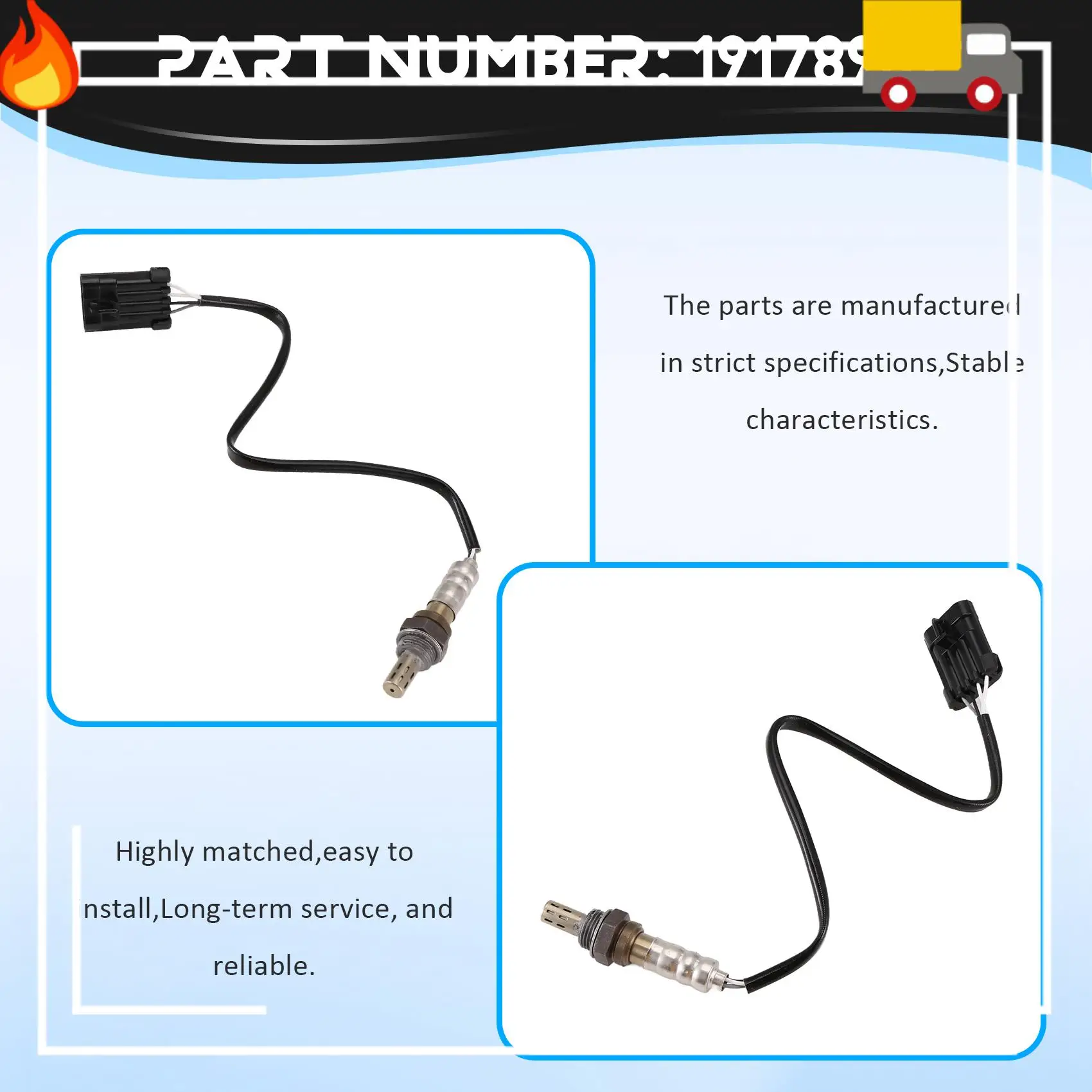 

Oxygen Sensor 19178961 For Isuzu Trooper Rodeo Sport Axiom Honda Passport 2001 Pontiac GTO 2004-2006