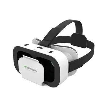 G05 3D VR SHINECON brýle Headset s náhlavní soupravou pro virtuální realitu, nastavitelné VR brýle pro 4,76palcové chytré telefony s Androidem 10 nejlepší prodej VR brýle - №10
