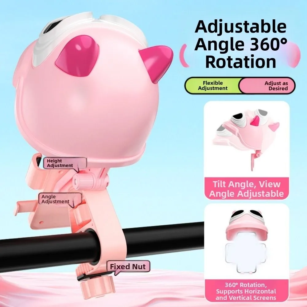 Mobile Phone Holder Universal Small Helmet Phone Stand With Sun Visor Waterproof Bracket Sunshade Hat