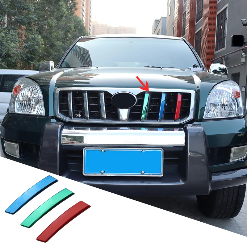 

For 2003-2009 Toyota Land Cruiser Prado 120 Medium Mesh Trim Lc120 Front Face Three Colors Trim Modification Accessories