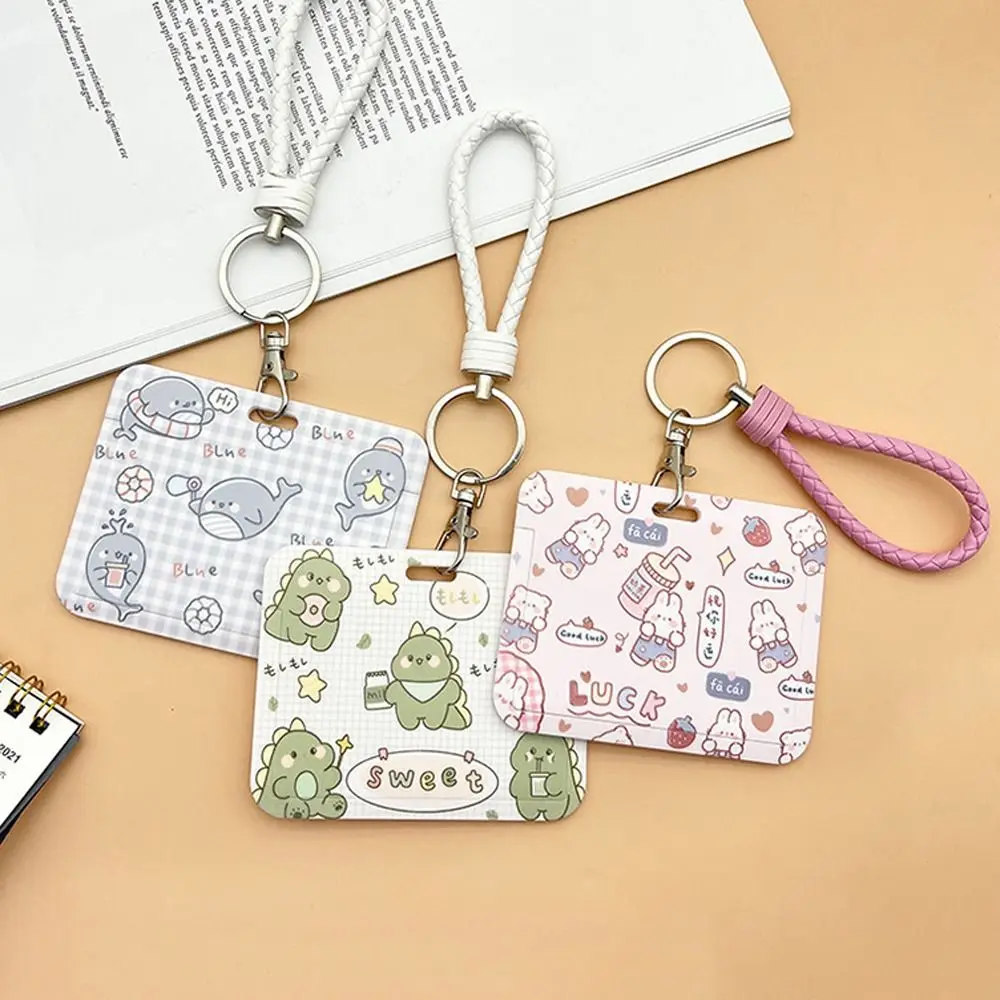 

Dinosaur Credit ID Card Cover Bus Card Holders Card Storage Cover Korean Card Case Card Access Control Cartoon Card Holders