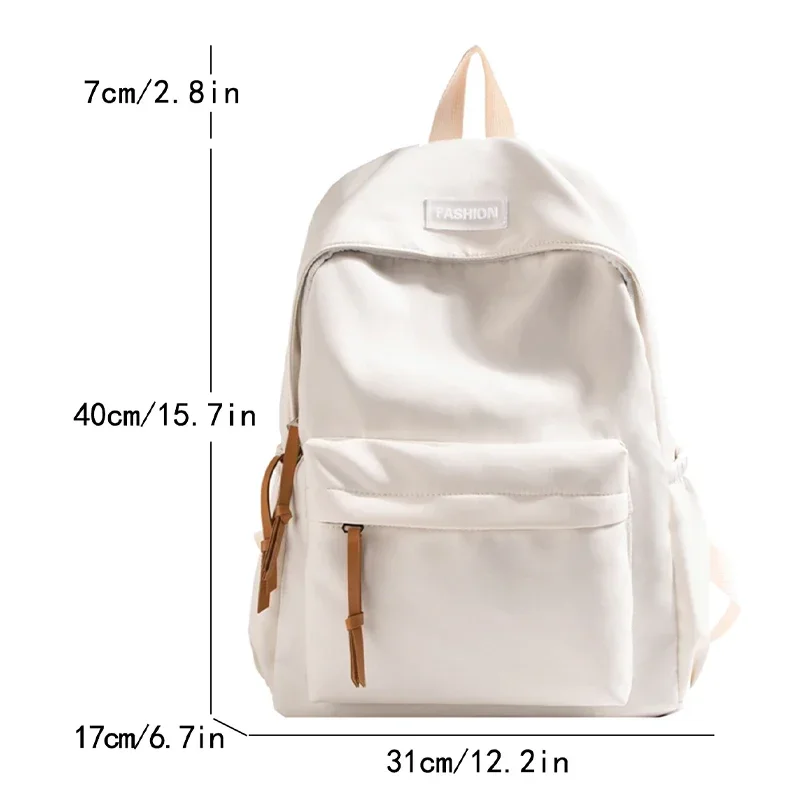 Kawaii Large-capacity All-match Backpack Korean Version Simple Storage Bag Back To School Office Supplies Cute Stationery1