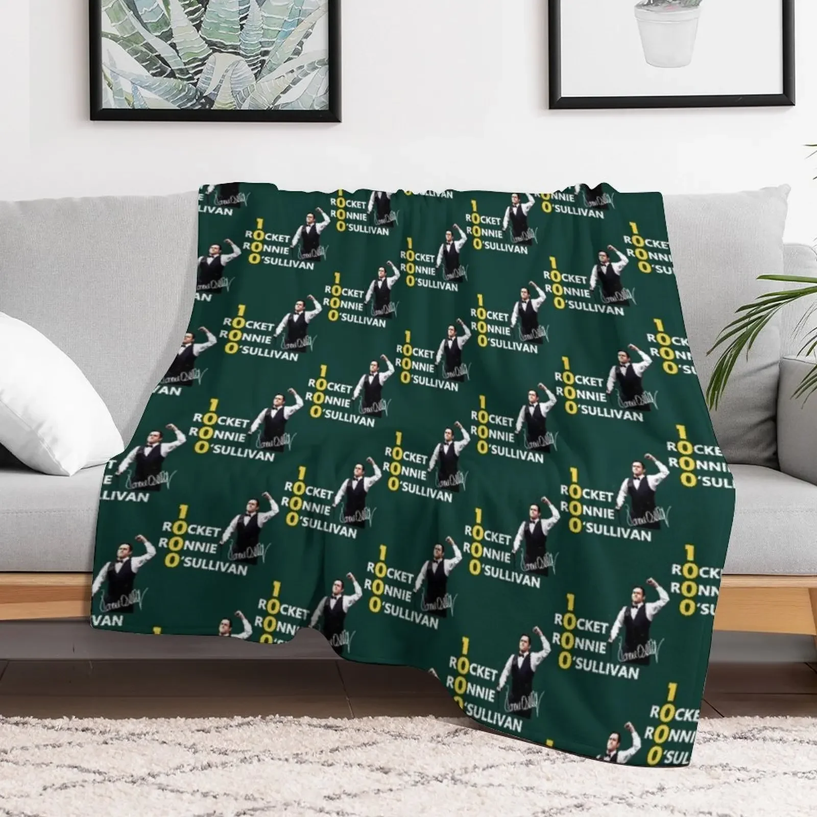 Rocket Ronnie O_Sullivan Throw Blanket Decorative Beds halloween Extra Large Throw Blankets