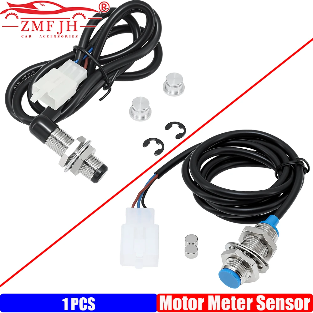 ZMFJH Motorcycle Speedometer Magnetic Replacement Kit Durable Speed Odometer Sensor Cable 2 Magnet Universal for Motor ATV