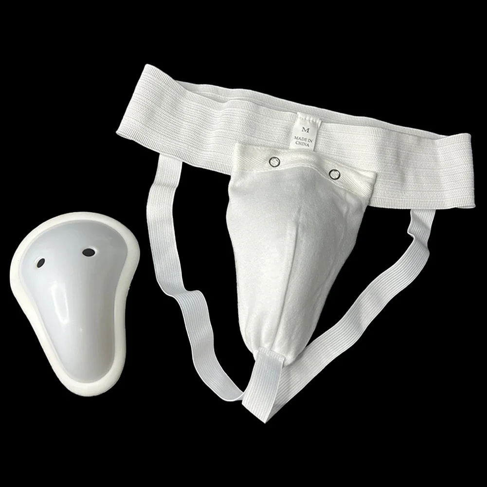 Men Boxing Safety Cup Professional Groin Guard Portable Jockstrap Support Punching Kick Protection Guard Male Training Protector