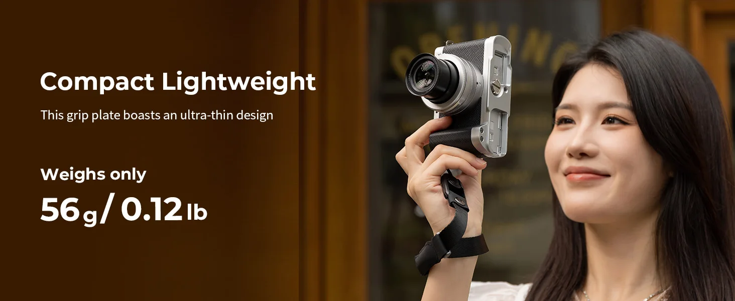 SmallRig L-förmiger Haltegriff für Panasonic LUMIX L10, integrierter Silikongriff mit Arca-Swiss Schnellwechselplatte für Stativ – Detail 7
