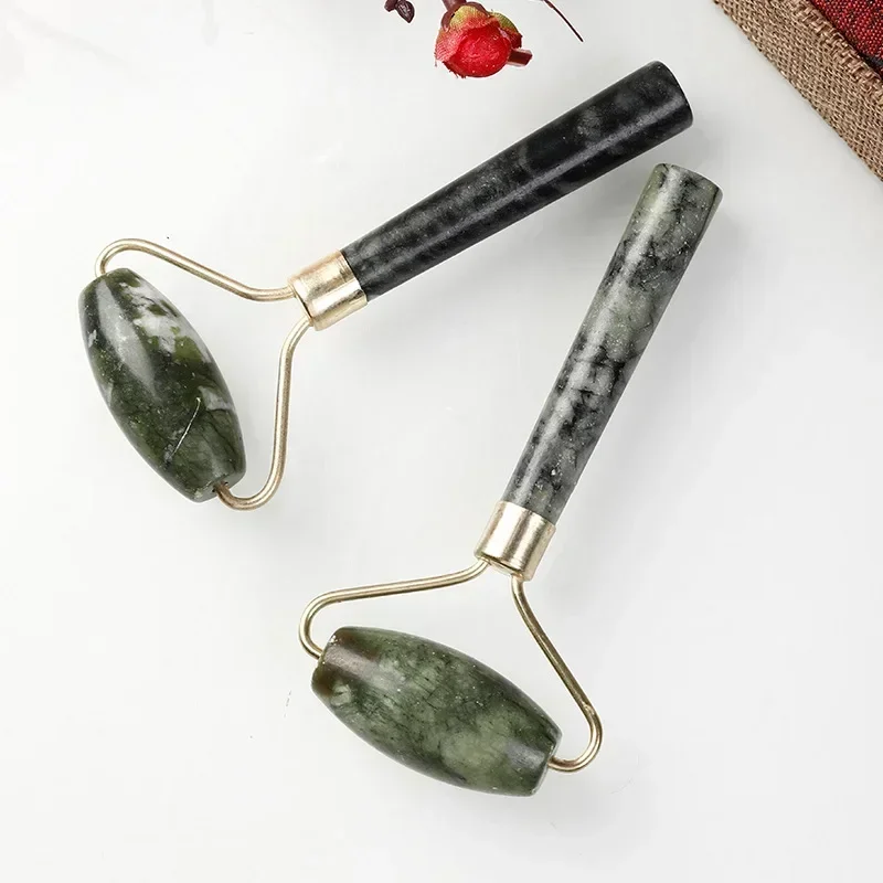 Face Massager Roller Gua Sha Jade Store Scraper Roller Massage for Facial Gouache Lift Body Slimming Guasha Neck Skin Care Tool