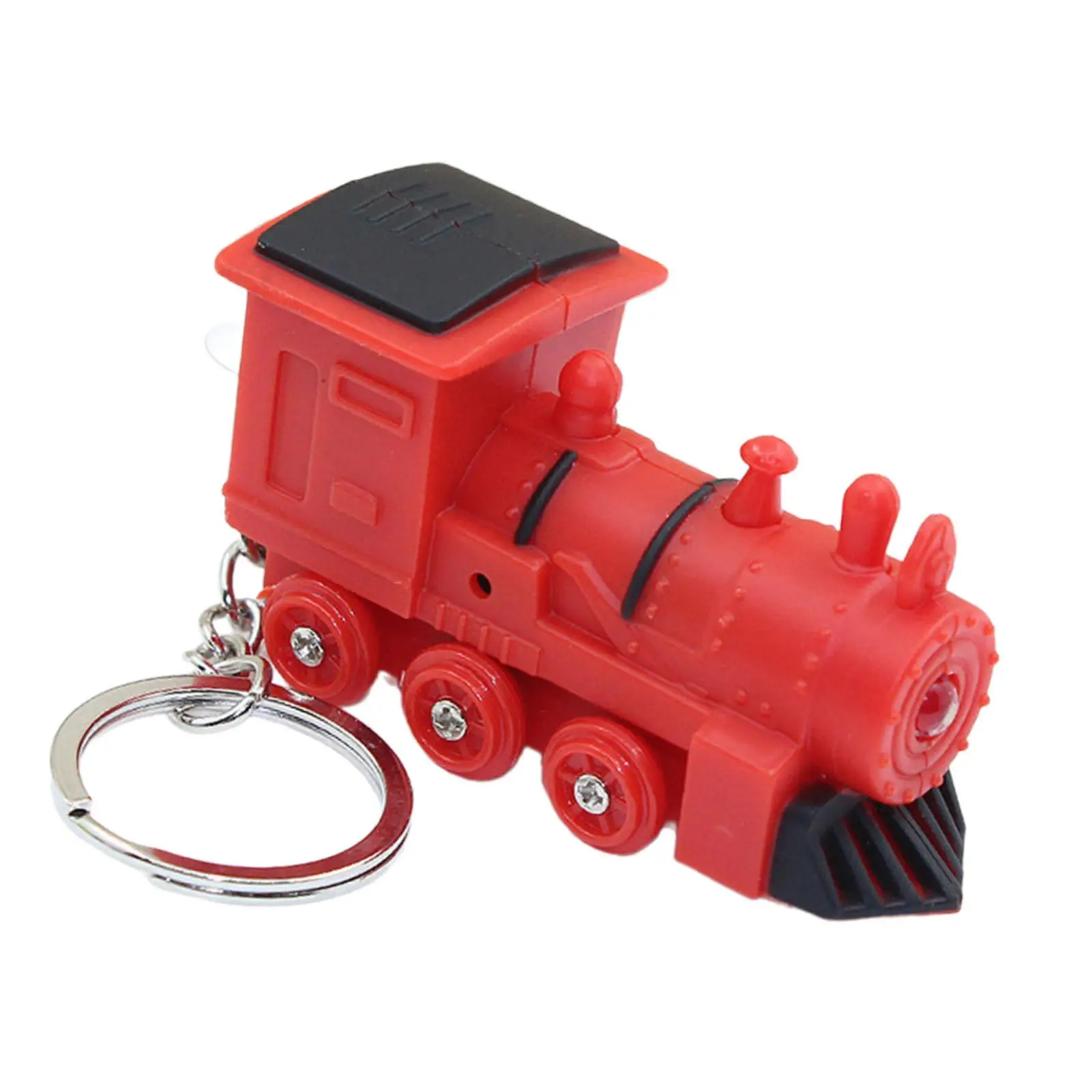 Train Keychain Unique LED Light Mini Sound Pendant Toy for Child Backpack Keyring and Special Gift view 6