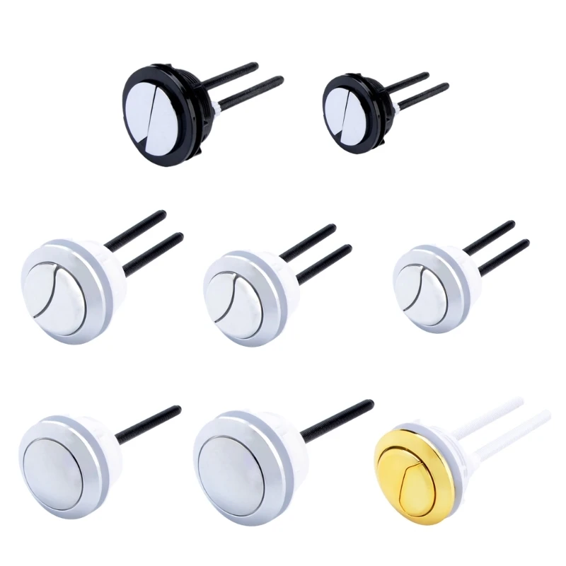 Botón moderno y duradero, botón ergonómico para tapa inodoro, botón ABS larga duración, accesorios baño para accesorio