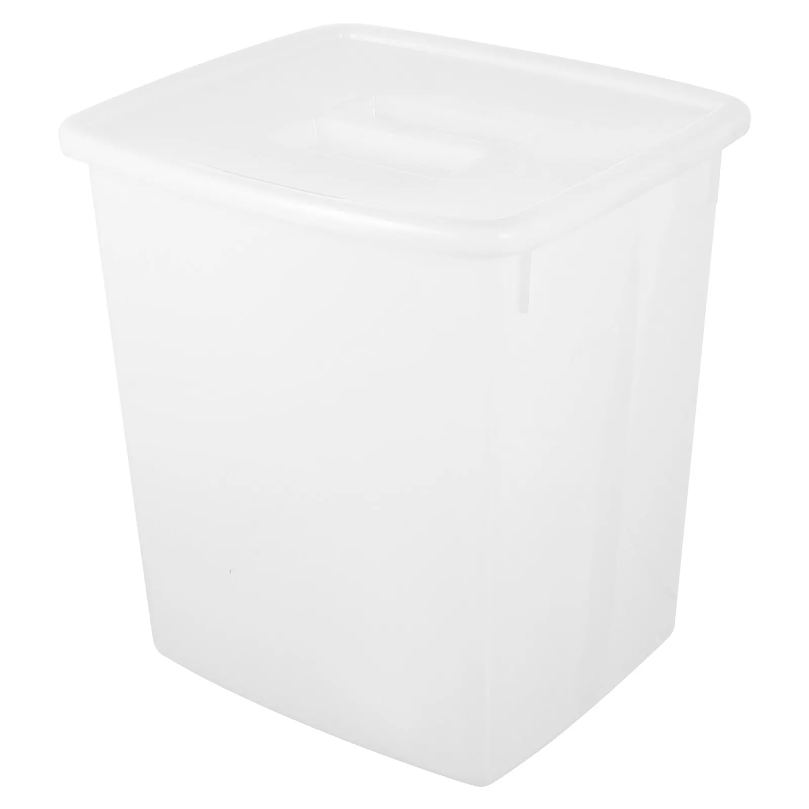 

White Thickened Water Bucket Plastic Milk Bucket Food Safe Thickened Barrel Water Container for Cold Drink Kitchen Storage