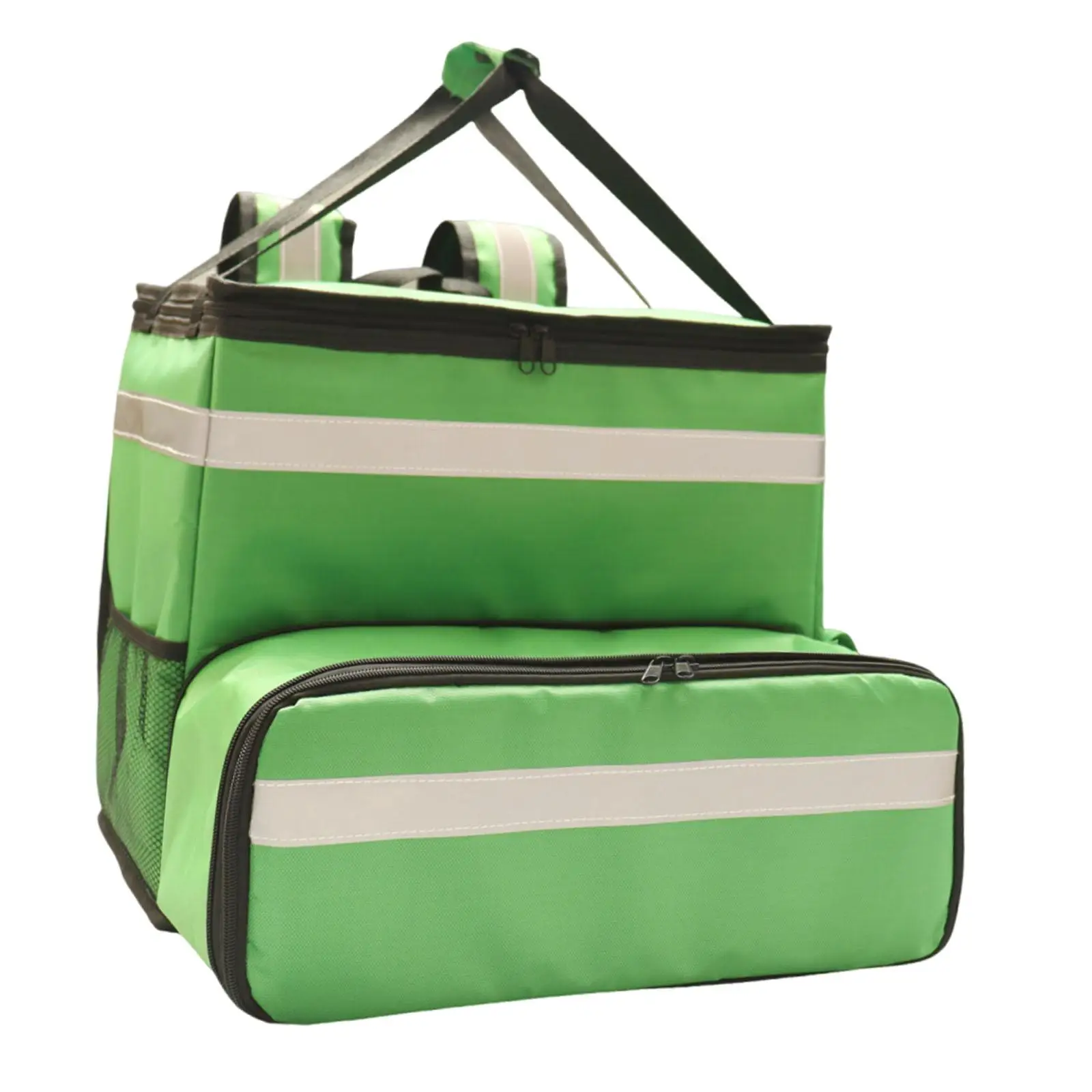 

Изолированный рюкзак для доставки еды, сумка для доставки пиццы, большая сумка для общественного питания, портативная с ручками, толстый Оксфорд для кемпинга, коммерческого использования