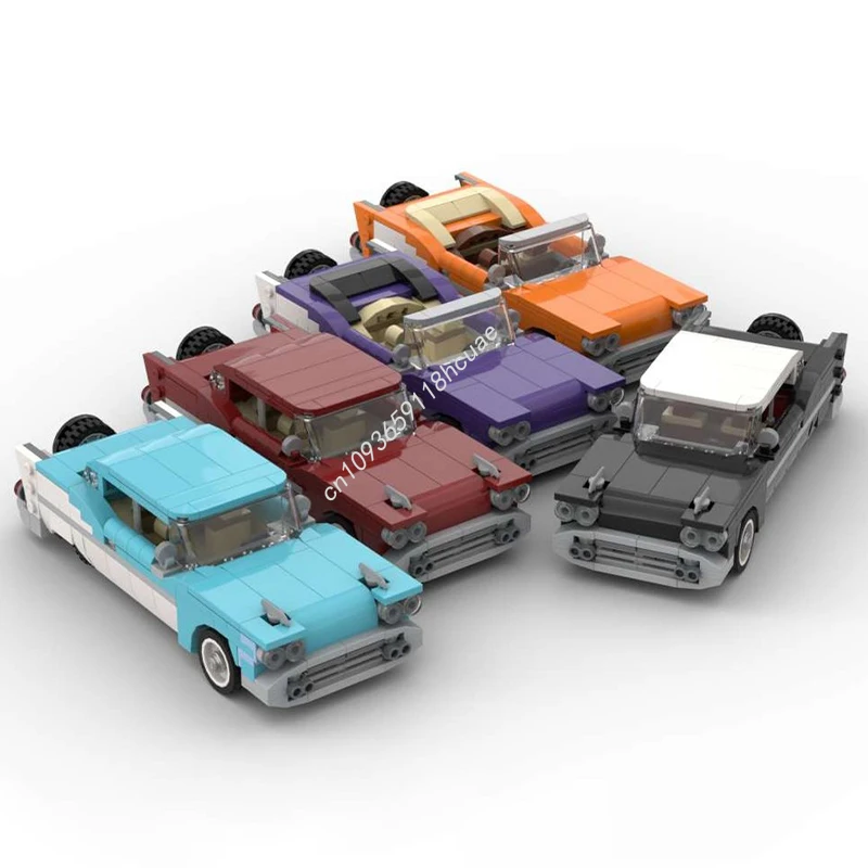 1602 個 MOC ボウタイ インパラ セット 5 色シティ チャンピオンズ スーパーカー モデルビルディングブロッククラフトおもちゃ教育子供クリスマスギフト