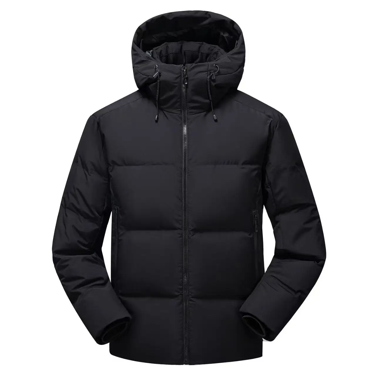 

Мужская пуховая куртка 2025: Новинка, зимняя, утепленная, с капюшоном, в нейтральном стиле, на утином пуху, корейская версия, в китайском тренде, в гонконгском стиле