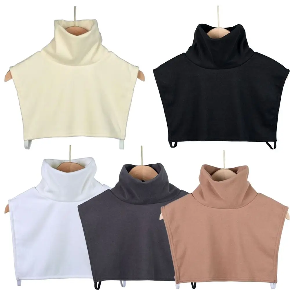 Fashion Scarves Wraps Fake Collar Detachable Double-sided False Collar High Elastic Clothes Accessories High Collars Men Women
