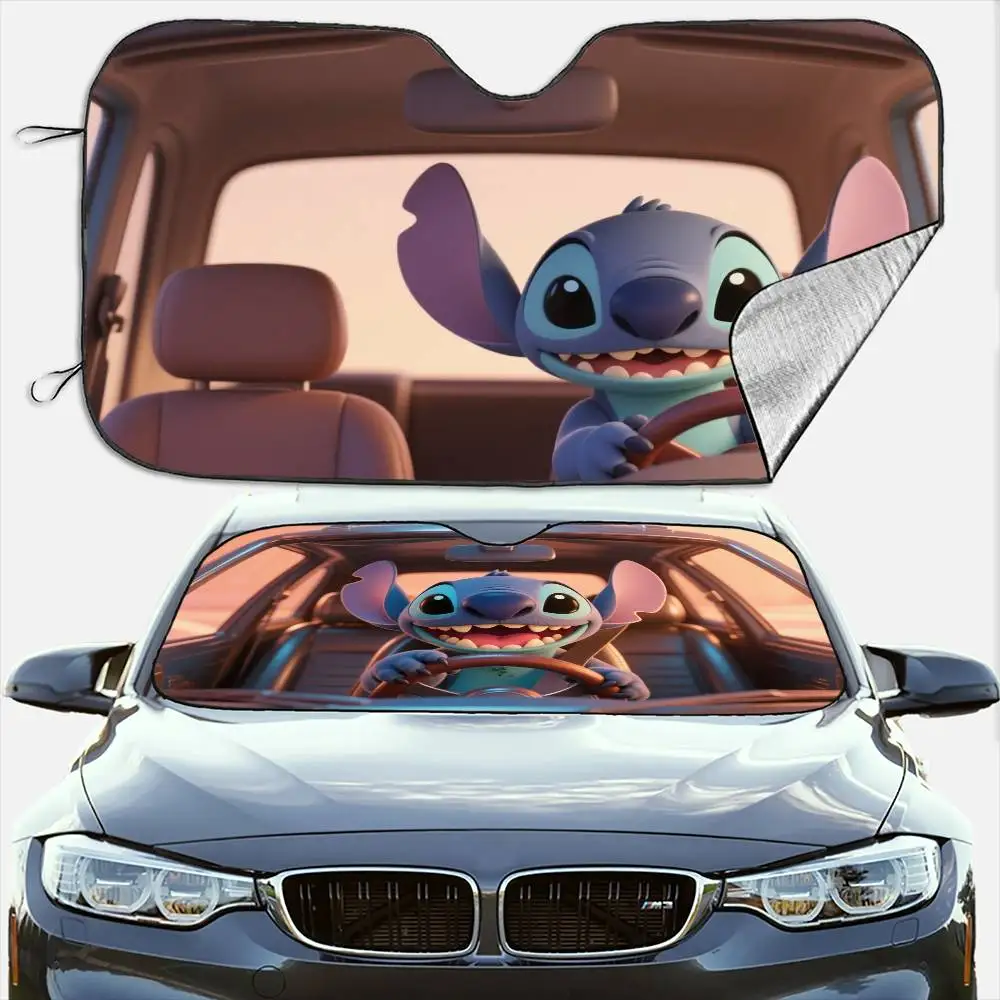 ستائر ظلة للسيارة مضادة للتشغيل ومضحكة للزجاج الأمامي وحماية من الأشعة فوق البنفسجية وواقي تبريد من الشمس الأمامي