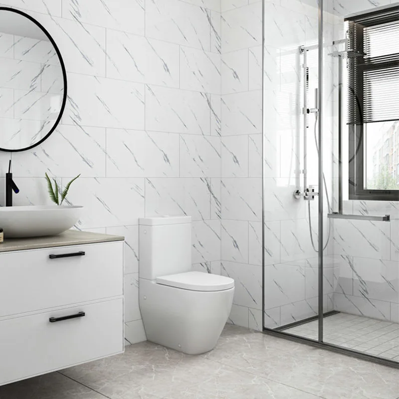 الرخام 30x30 سنتيمتر مقاوم للماء والرطوبة ملصقات جدار للمطبخ الحمام غرفة المعيشة ديكور ذاتية اللصق الجدار الديكور #3