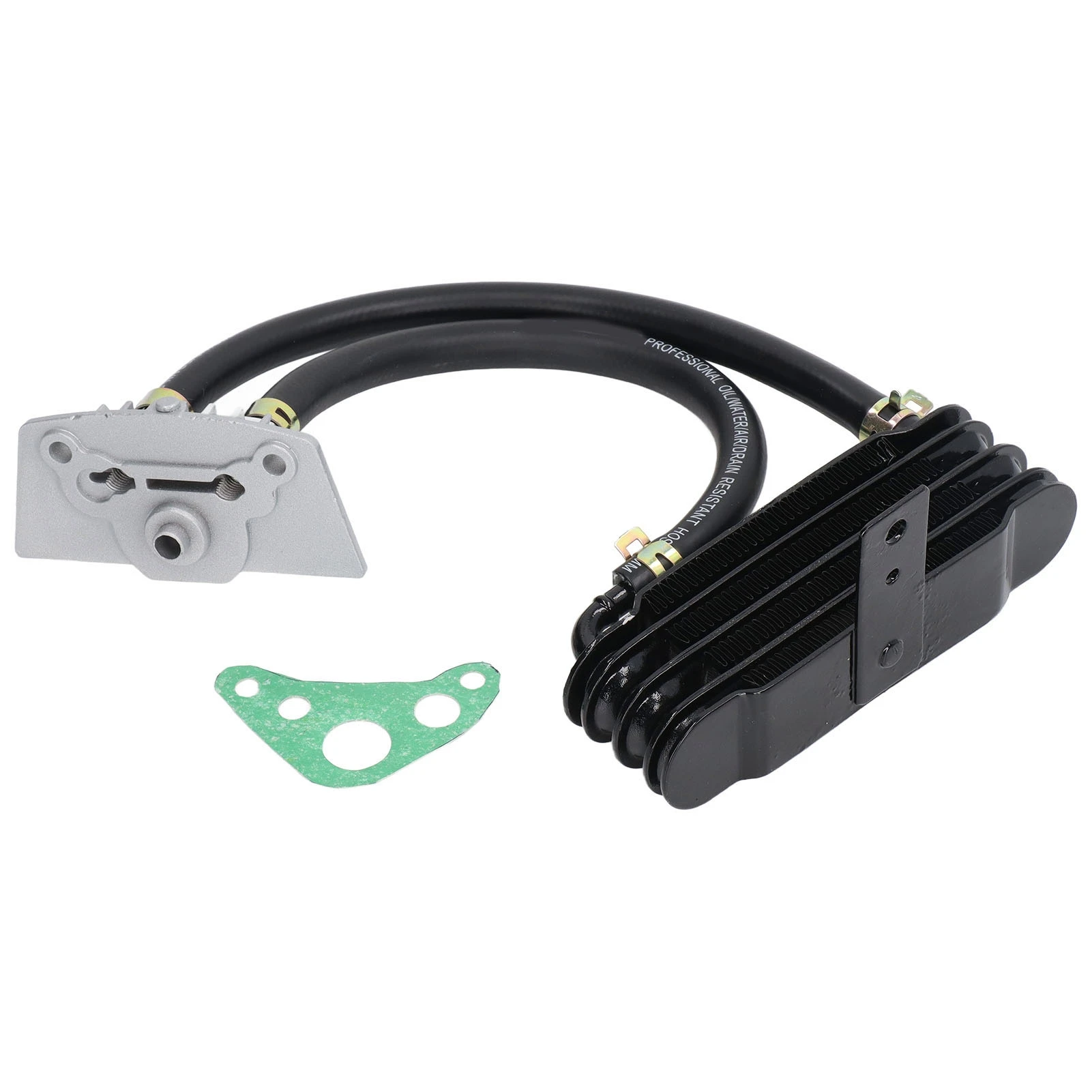 Motorcycle Oil Cooler Metal Engine Transmission Cooler Quickly Cooling for 50‑150cc Curved Beam Motorcycle