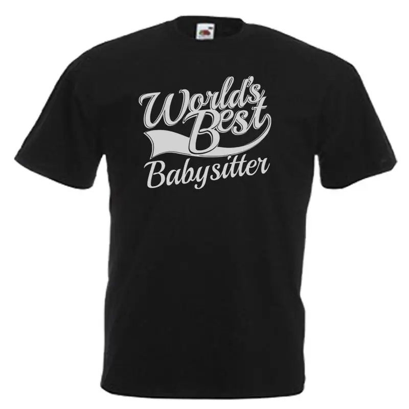 

Новинка для няни, подарок для взрослых, мужская футболка, 12 цветов, размер S 3XL