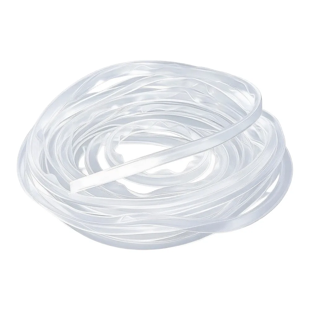 Weatherproof Vinyl Seal Strip for Glass Louver Insulate Against Wind Rain Drafts 1m or 30.5m PVC Transparent Strip