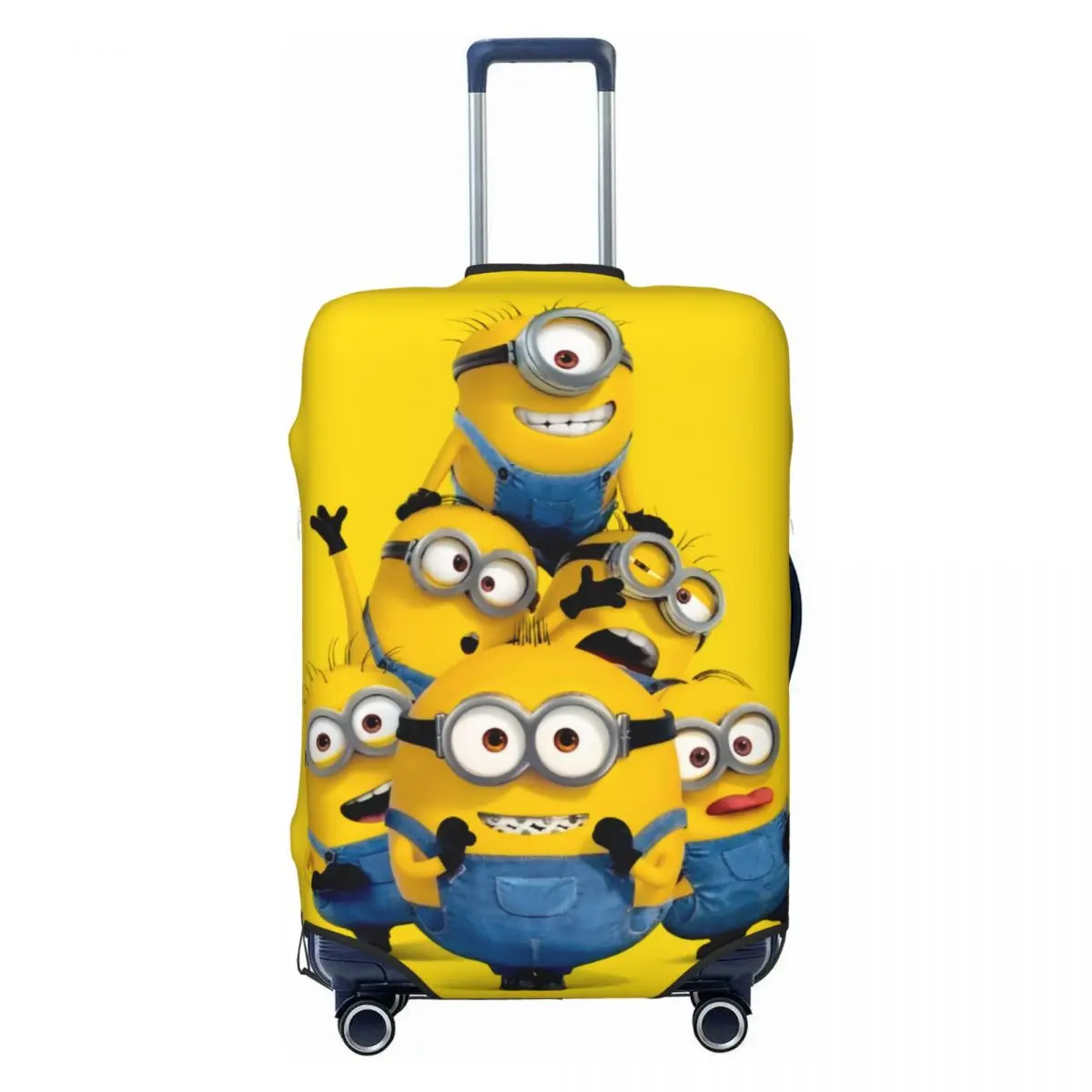 

Custom Cartoon Minions Luggage Cover Protector Fashion Travel Suitcase Protective Cover for 18-32 Inch