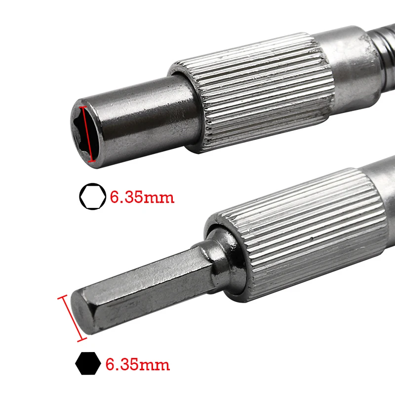 3 Pz/set Manico Esagonale Albero Flessibile 150/200/300mm Multifunzione In Metallo Aste Flessibili Bit Holder Cacciavite Estendi Asta