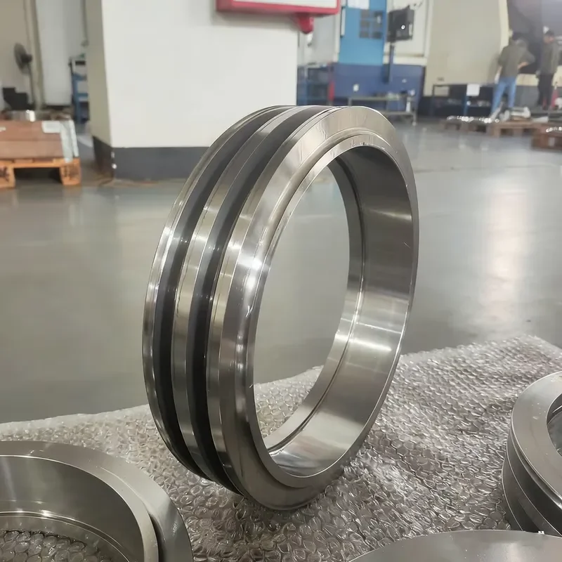 CNC Machined 2 Groove Stainless Steel V-Belt Pulley High Torque Centrifuge Pulley +/-0.005mm Tolerance Ra 0.4um Surface