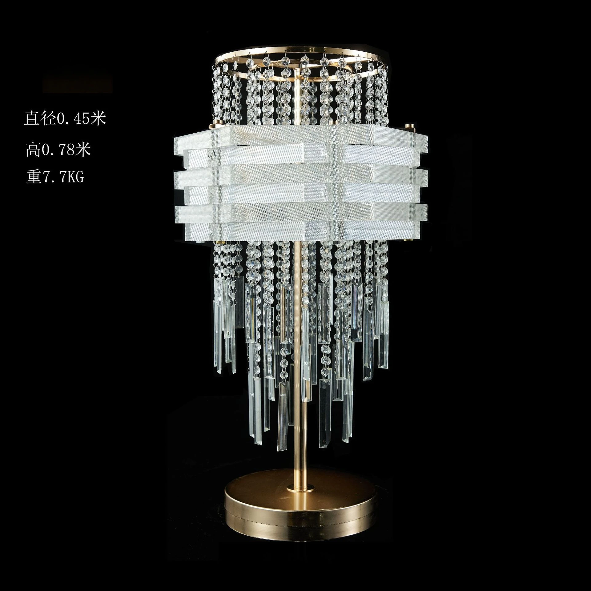 Wedding props creative table flower ware electroplated wrought iron non-luminous wedding hall hotel ornament