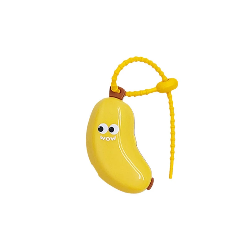 Banana Toothbrush Head Protective Cover With Toothpaste Compartment Toothbrush Dust Clamp Portable Travel Style Storage Box