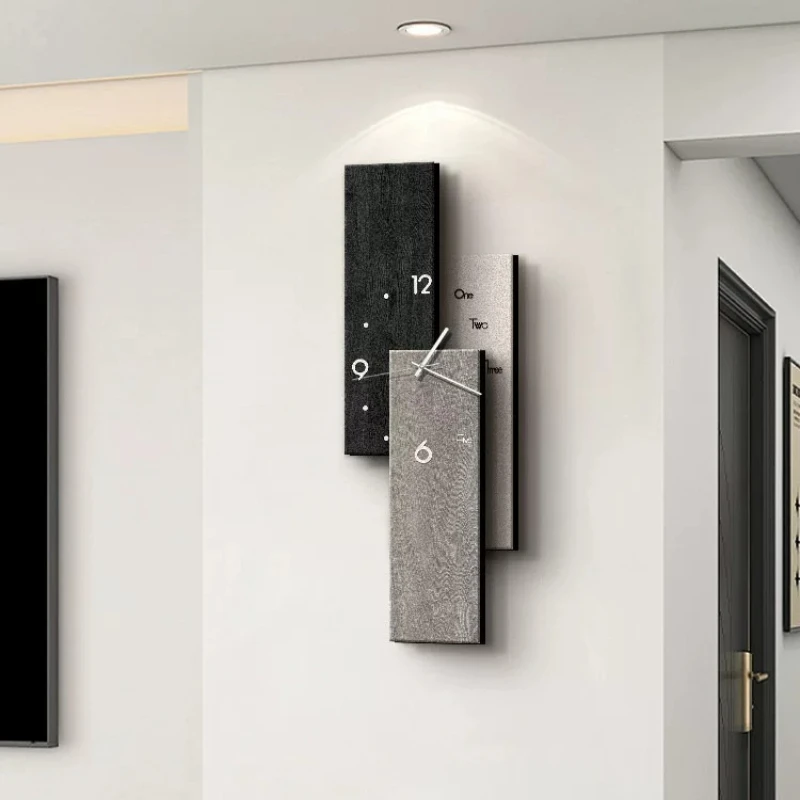 Nordic Aesthetic Clock Wall Xenomorph Design Minimalist Fashion Clock Wall Luxury Art Mural Reloj De Pared Ornaments Home Decor