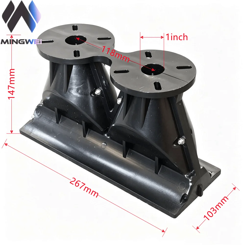 MW Audio 10 Inch Line Array Horn Dual 1 Inch Throat L267mm W103mm H147mm Speaker Accessories Kits