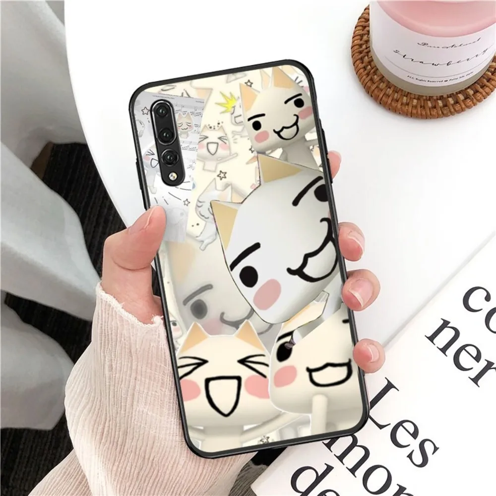 INS Cute Toro Inoue Cat Phone Case For Huawei P 8 9 10 20 30 40 50 Pro Lite Psmart Honor 10 Lite 70 Mate 20lite