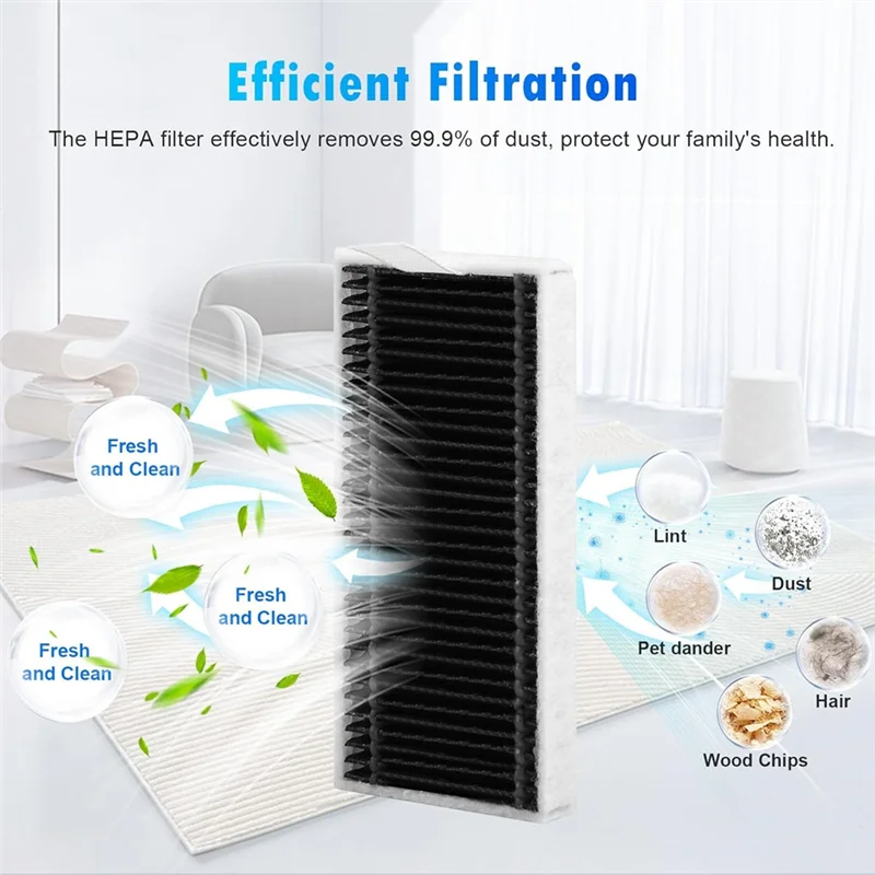 -ABJZ Kit de acessórios de substituição de 20 pacotes compatível com DEEBOT X8 Pro Omnii/Yeedi S14 Plus Robot Vacuum