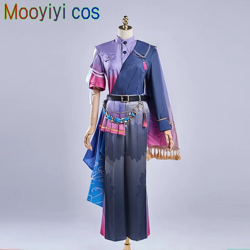 AKIYAMA MIZUKI Disfraz de cosplay para Halloween, fiesta de juegos de rol de Navidad, juego de exposición de cómic, PJSK nuevo 4 aniversario