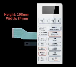 Brand new for Galanz WD800BS WD800DS 9603B single row wire microwave oven keypad membrane switch