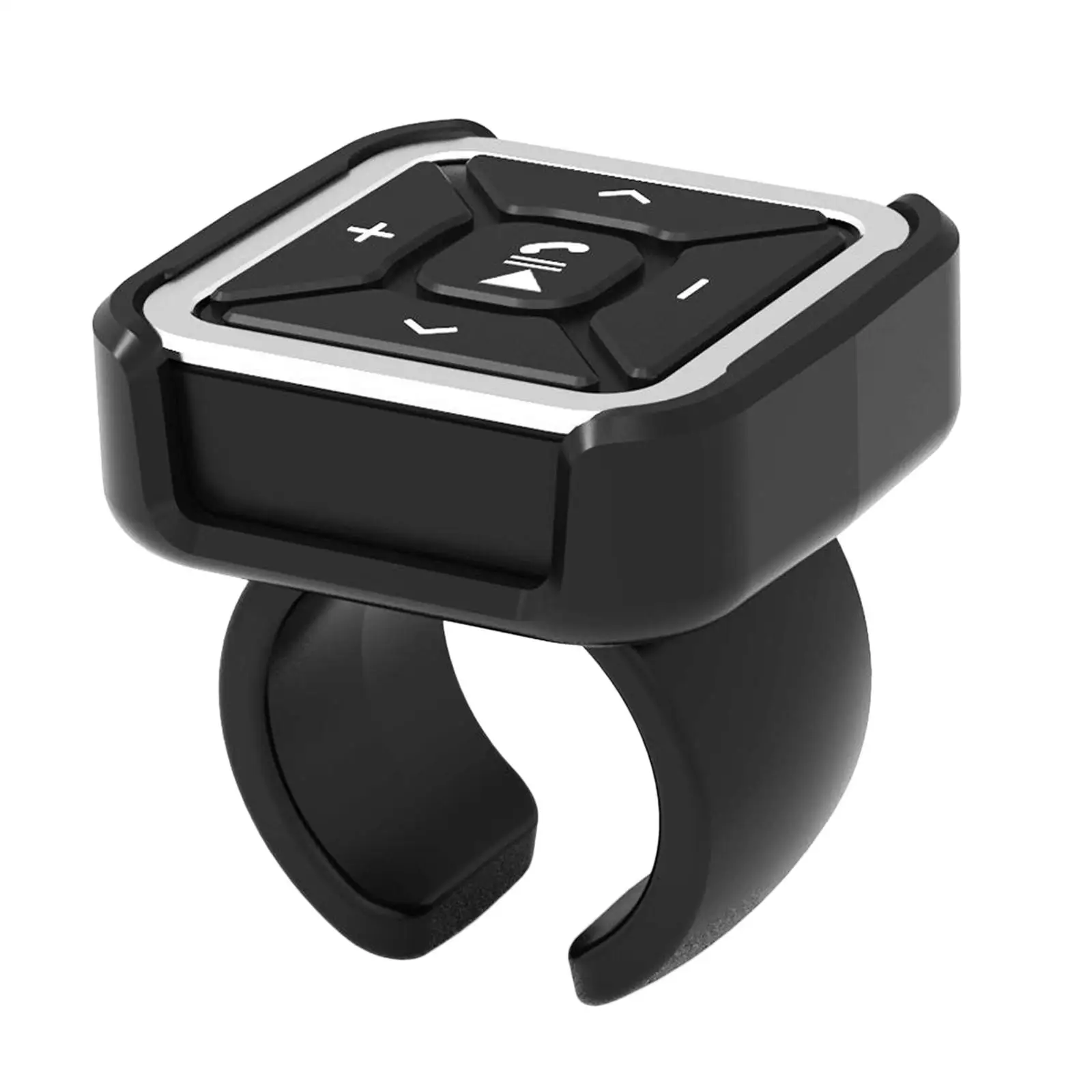 Car Steering Wheel Wireless Bluetooth Remote Control Multifunction Music Controller Media Button for Vehicle and Bike Use
