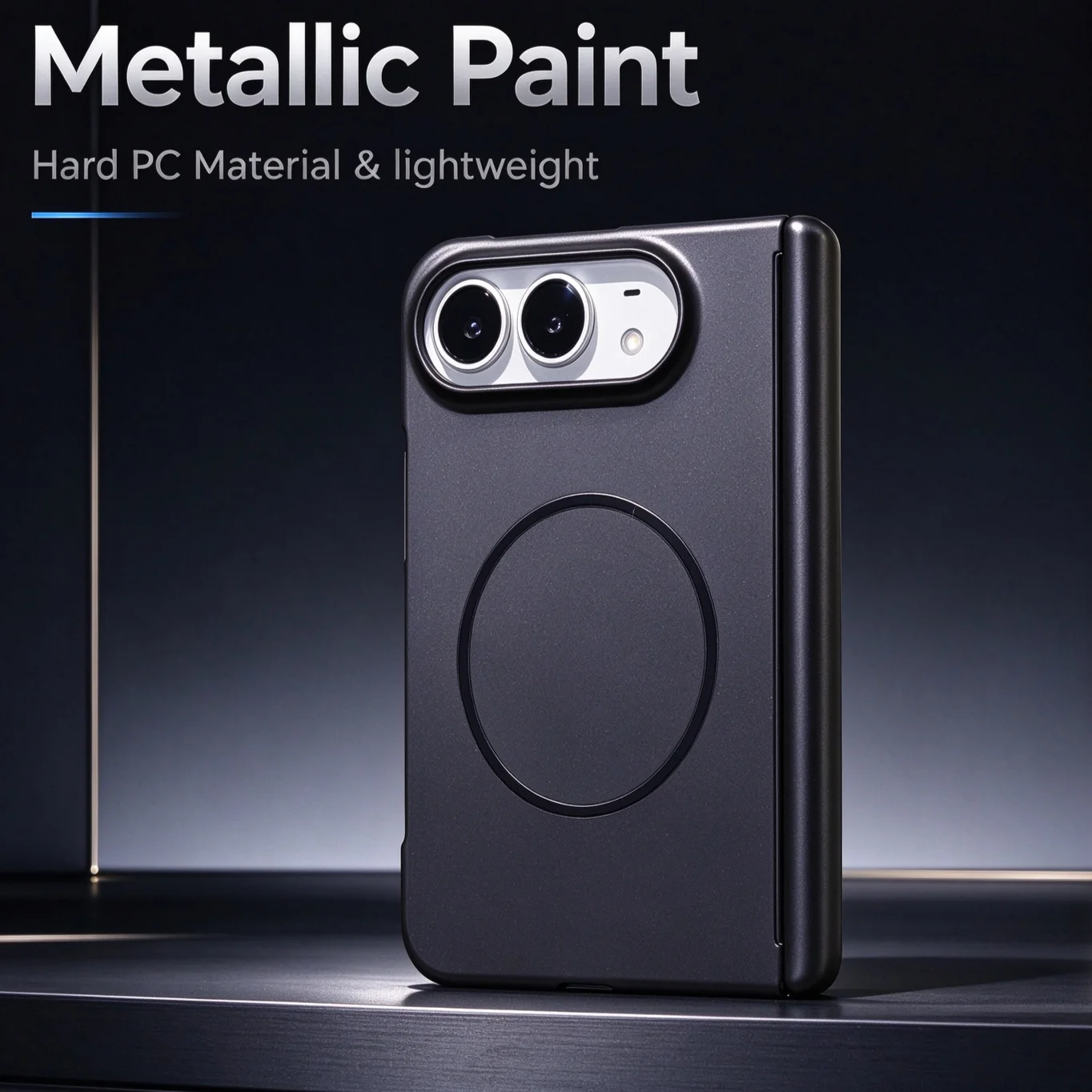 Wireless Charger - Metallic Paint Skin Feel Hard PC